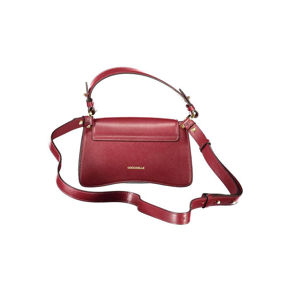 Sac à main Coccinelle en cuir rouge pour femme