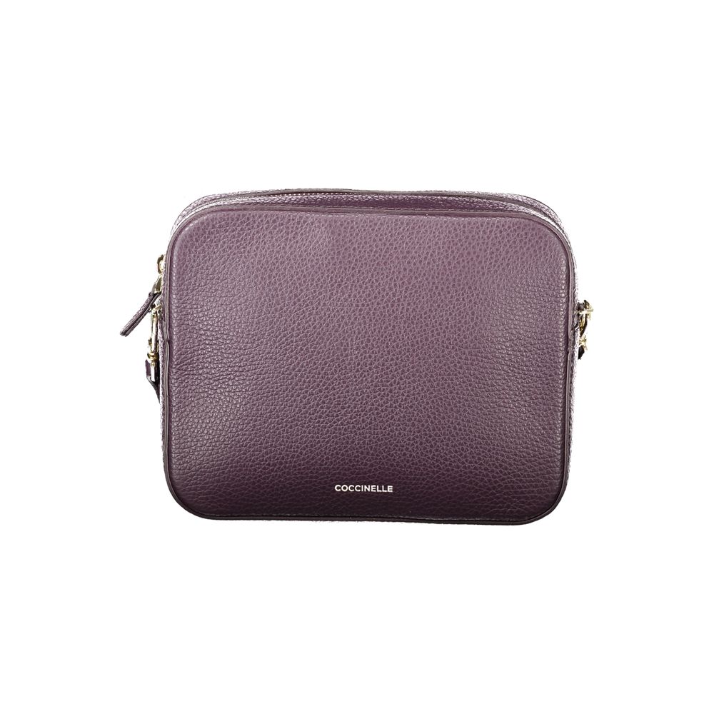 Sac à main Coccinelle en cuir violet pour femme