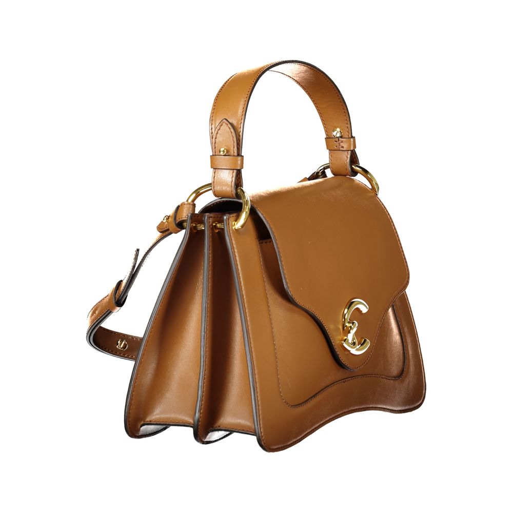 Sac à main Coccinelle en cuir marron pour femme