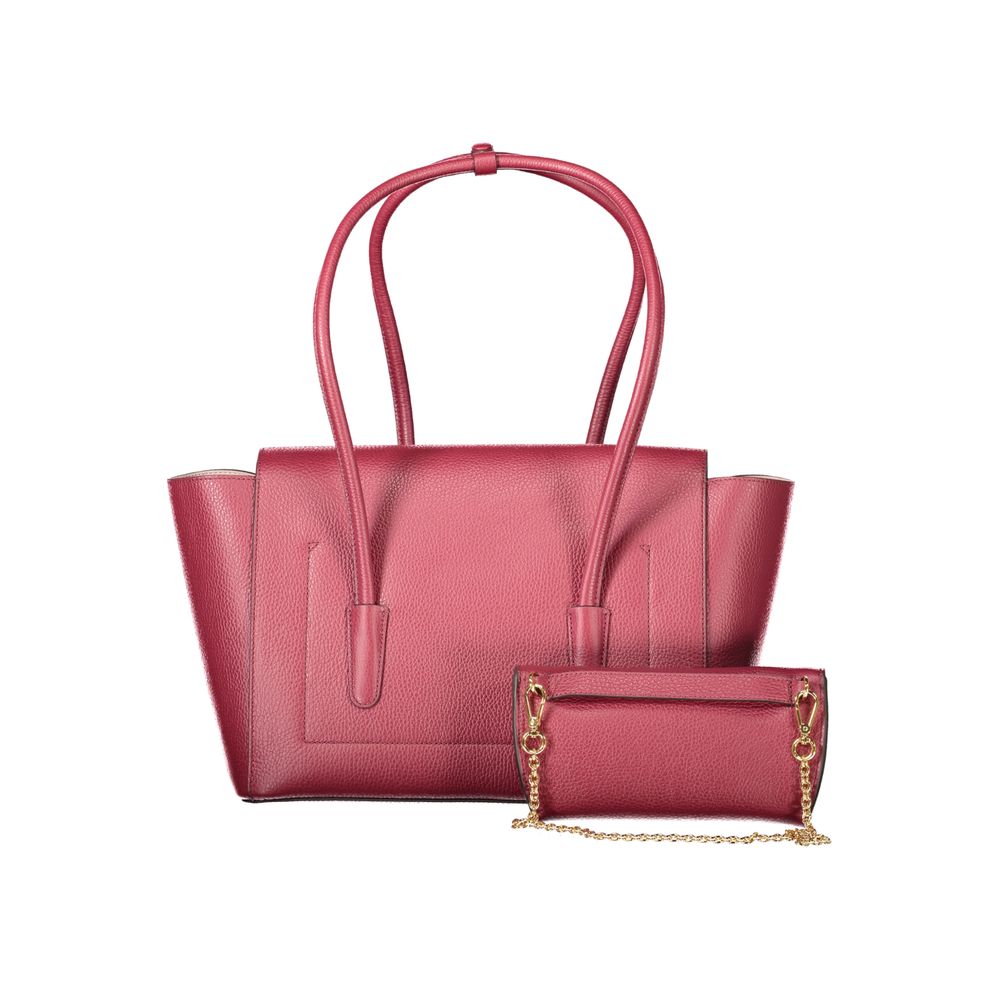 Sac à main Coccinelle en cuir rouge pour femme