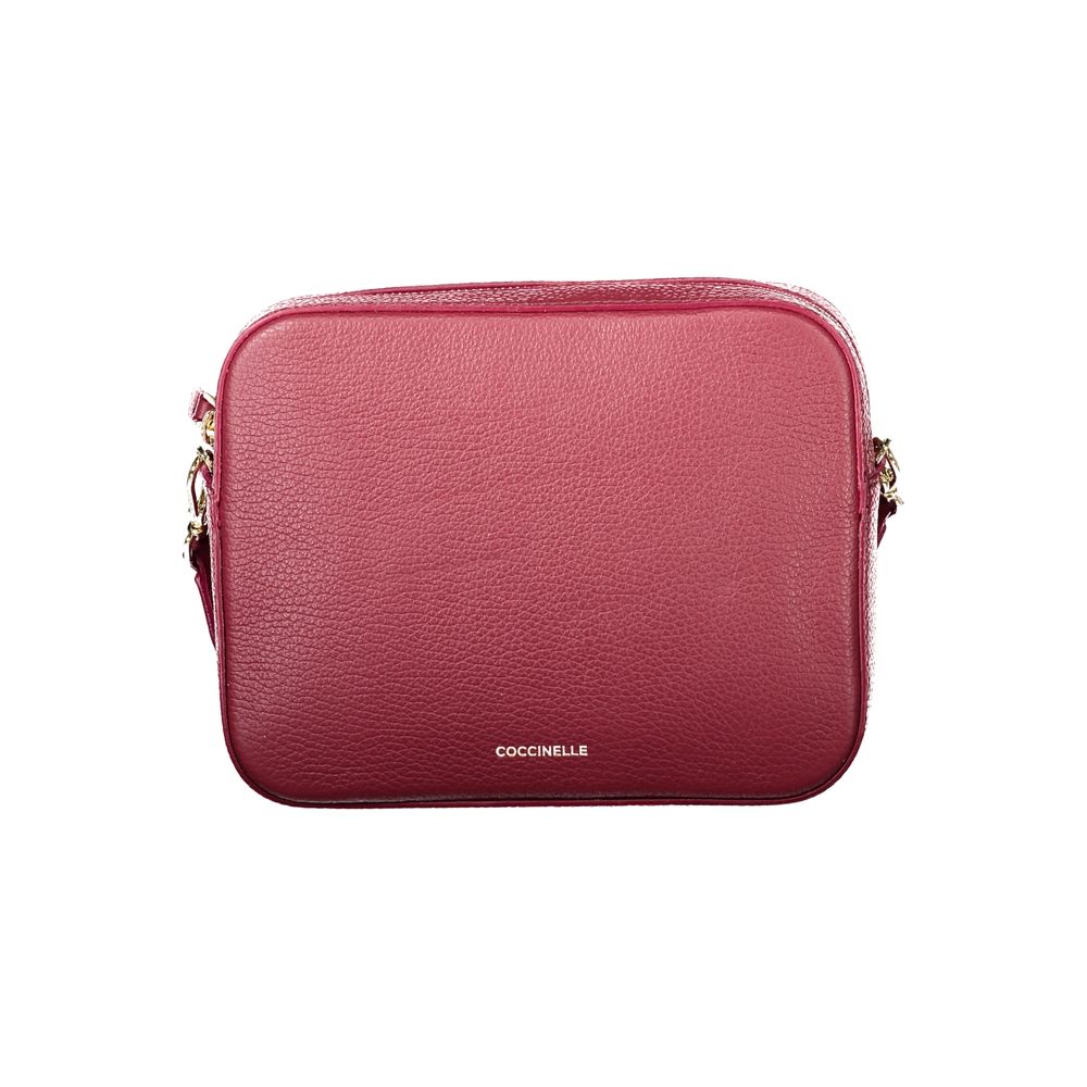 Sac à main Coccinelle en cuir rouge pour femme