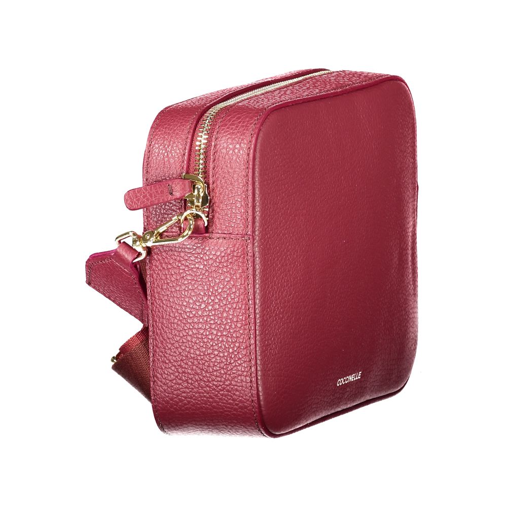 Sac à main Coccinelle en cuir rouge pour femme