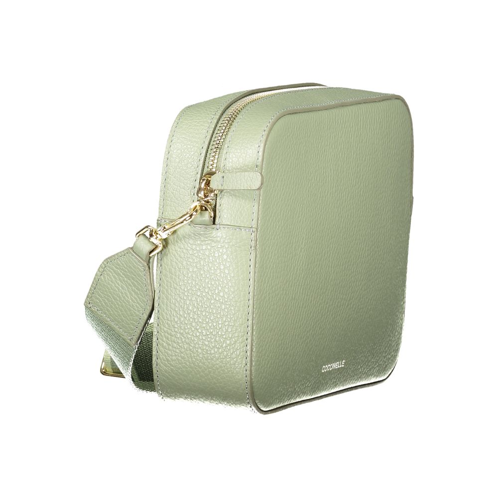 Sac à main en cuir vert pour femme