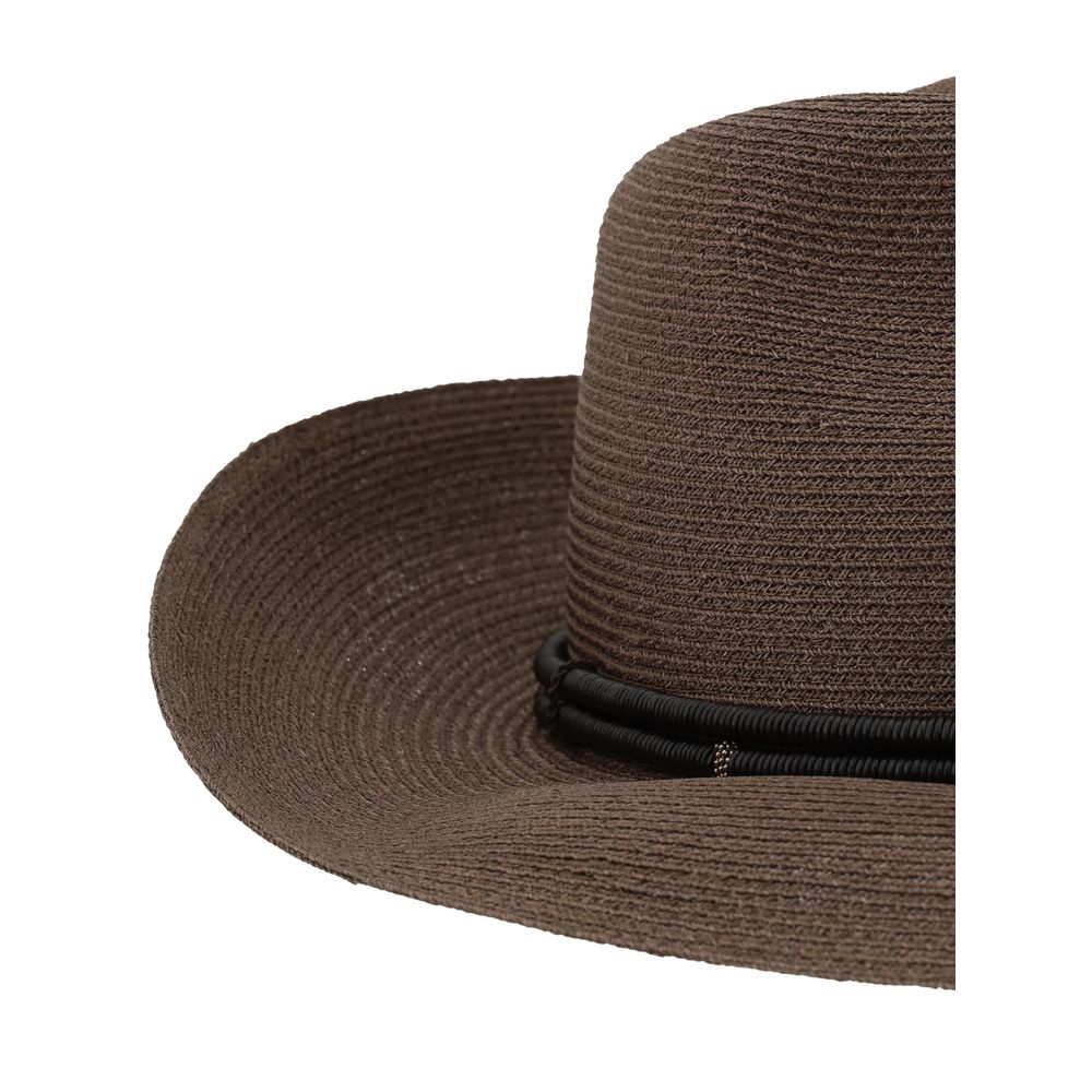 Fedora en chanvre et coton technique
