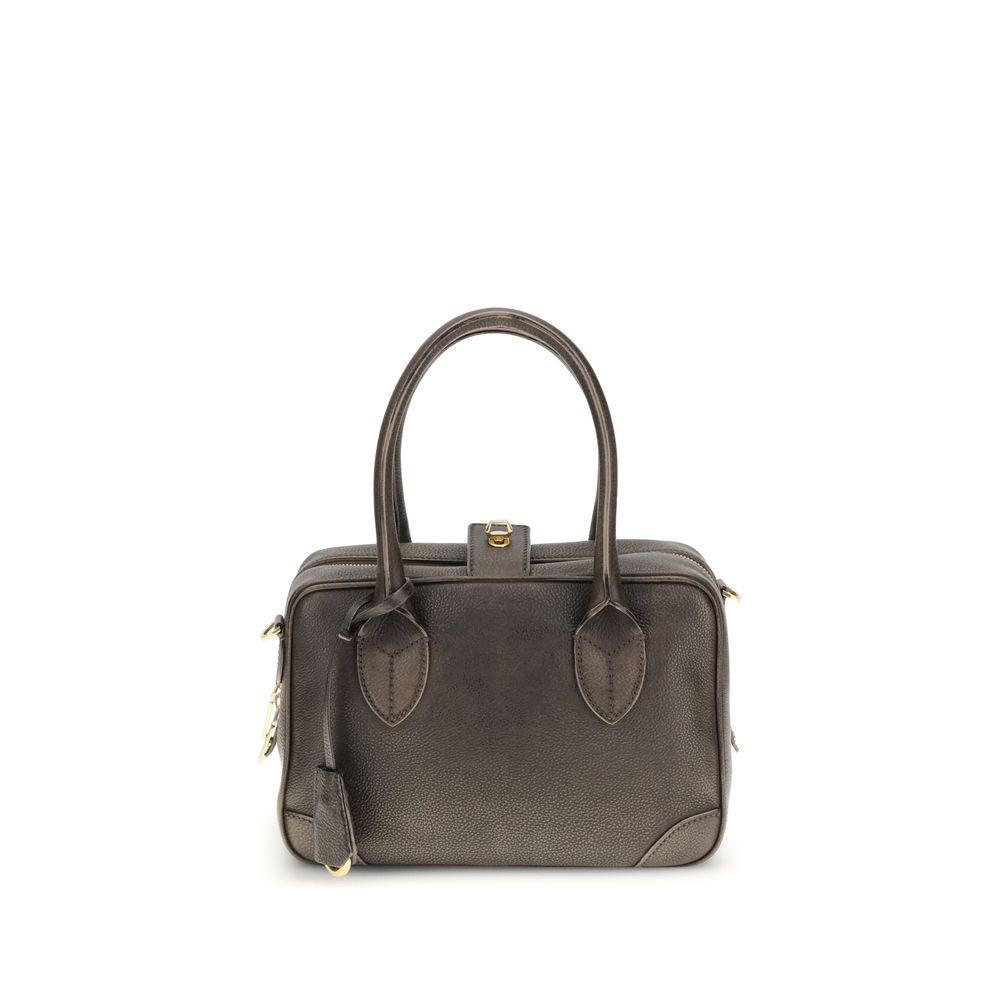SAC VITA EN CUIR TRAITÉ, CORPS OR, ACCESSOIRES EN MÉTAL