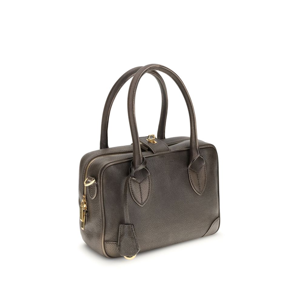 SAC VITA EN CUIR TRAITÉ, CORPS OR, ACCESSOIRES EN MÉTAL