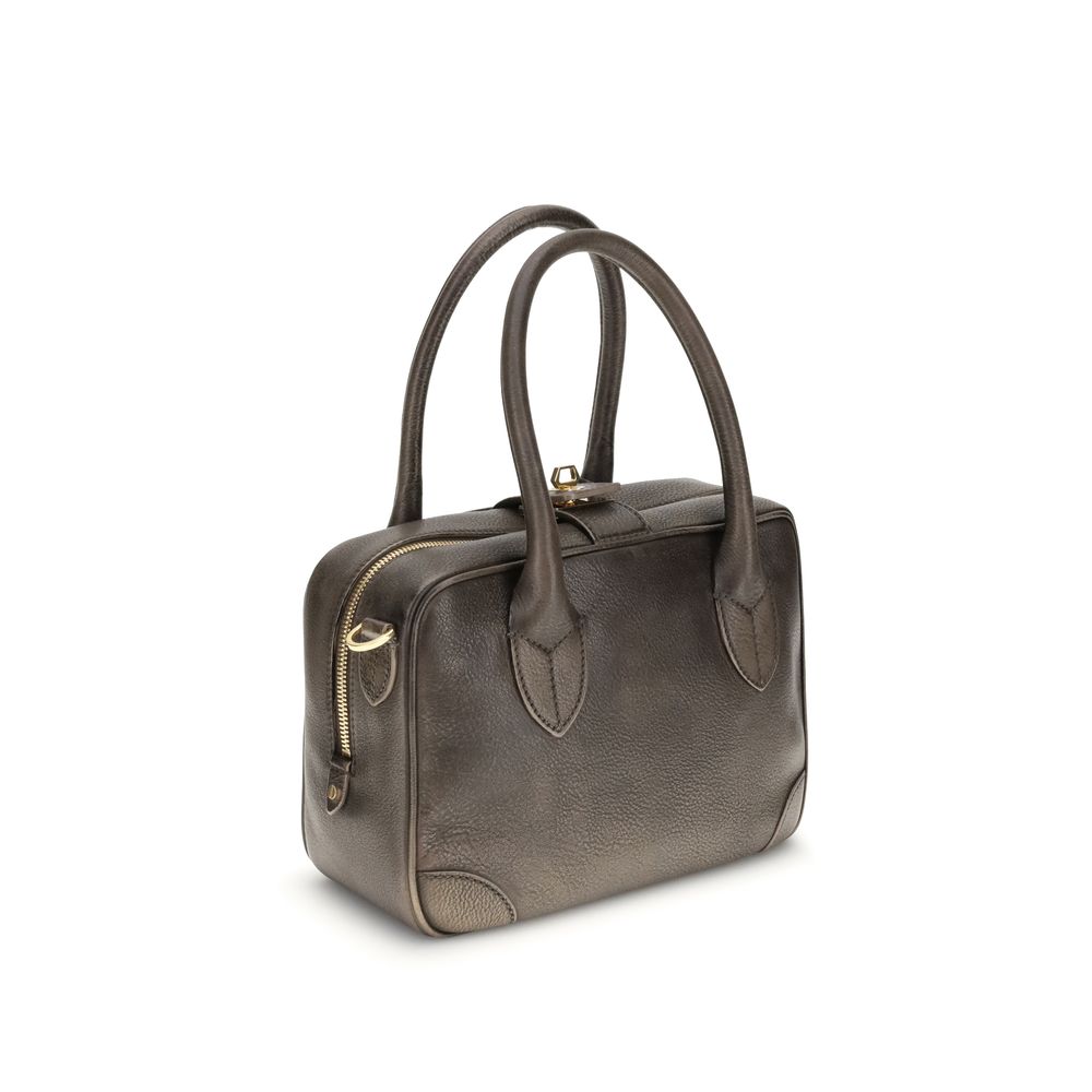 SAC VITA EN CUIR TRAITÉ, CORPS OR, ACCESSOIRES EN MÉTAL