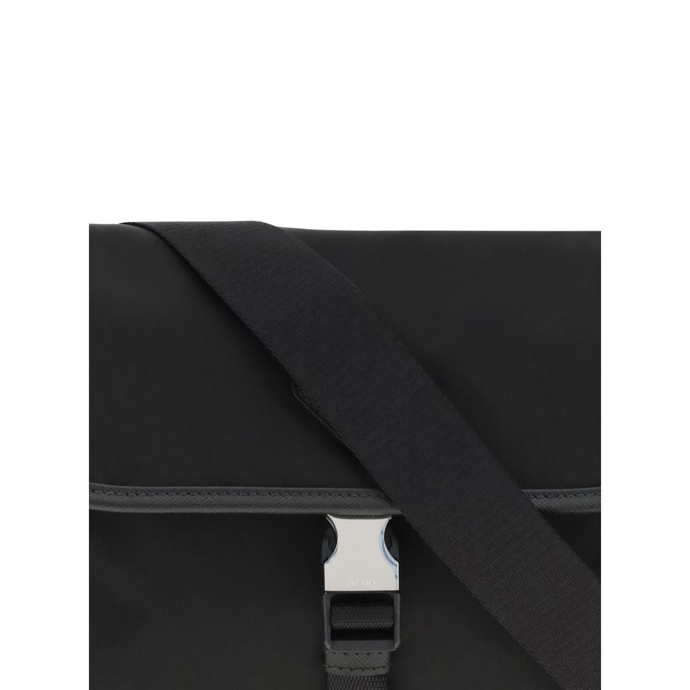 Sac à bandoulière en Re-Nylon et saffiano