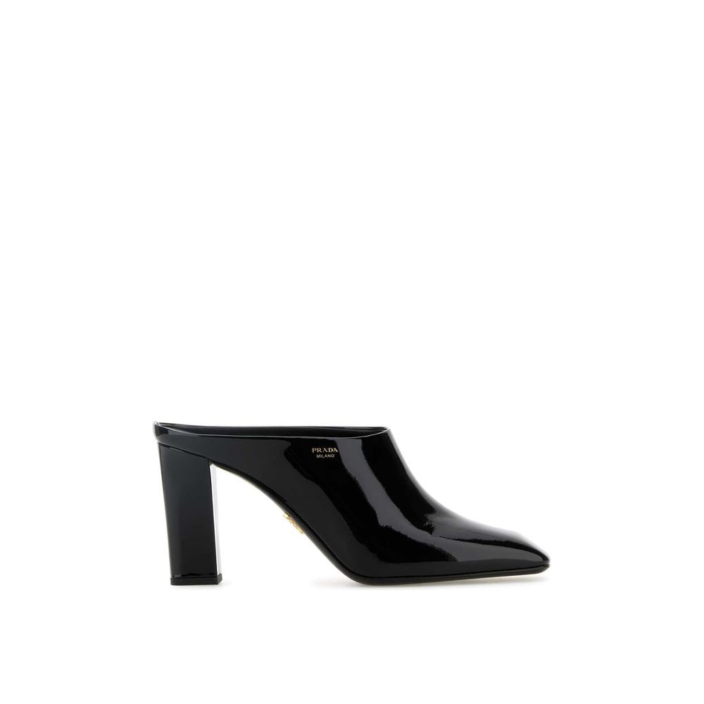 Mules en cuir 85 mm