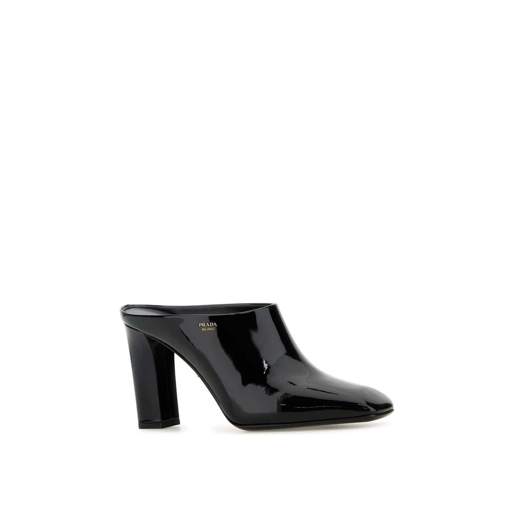 Mules en cuir 85 mm
