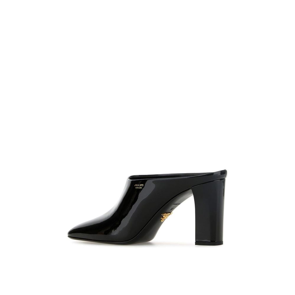 Mules en cuir 85 mm