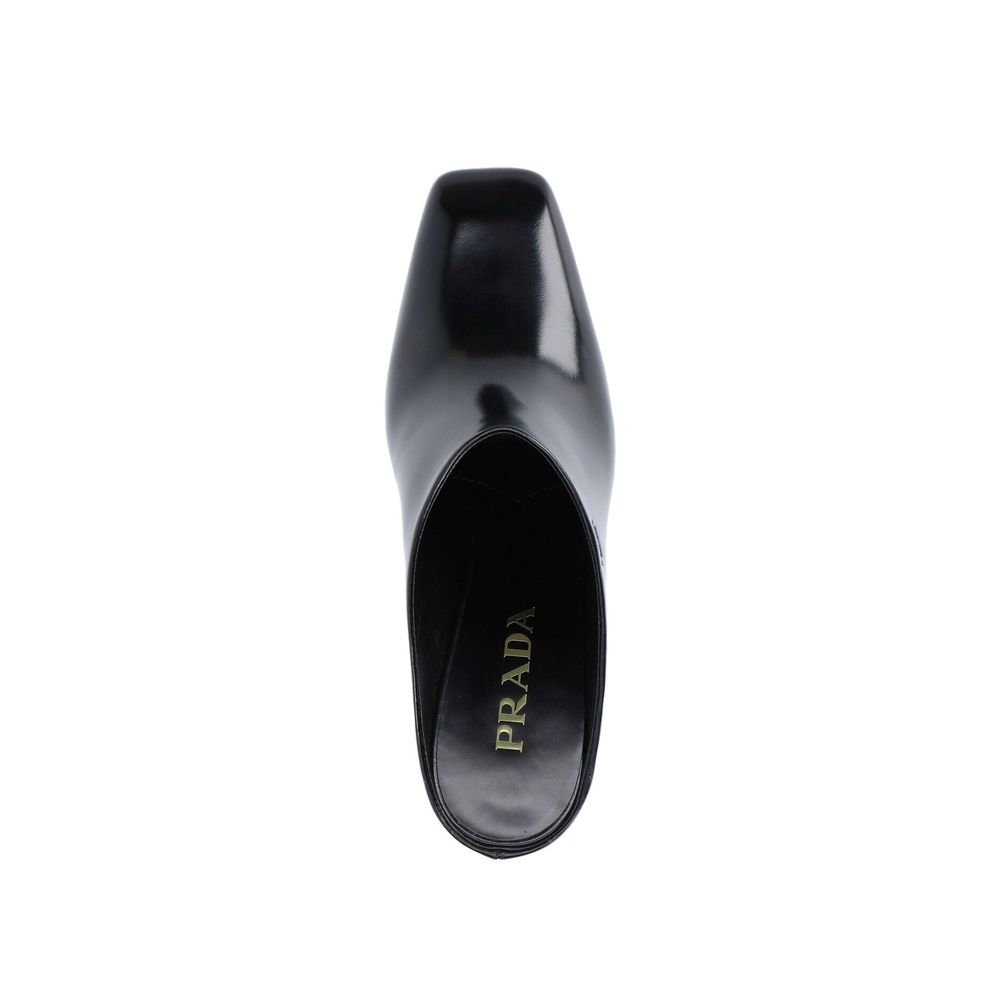 Mules en cuir 85 mm