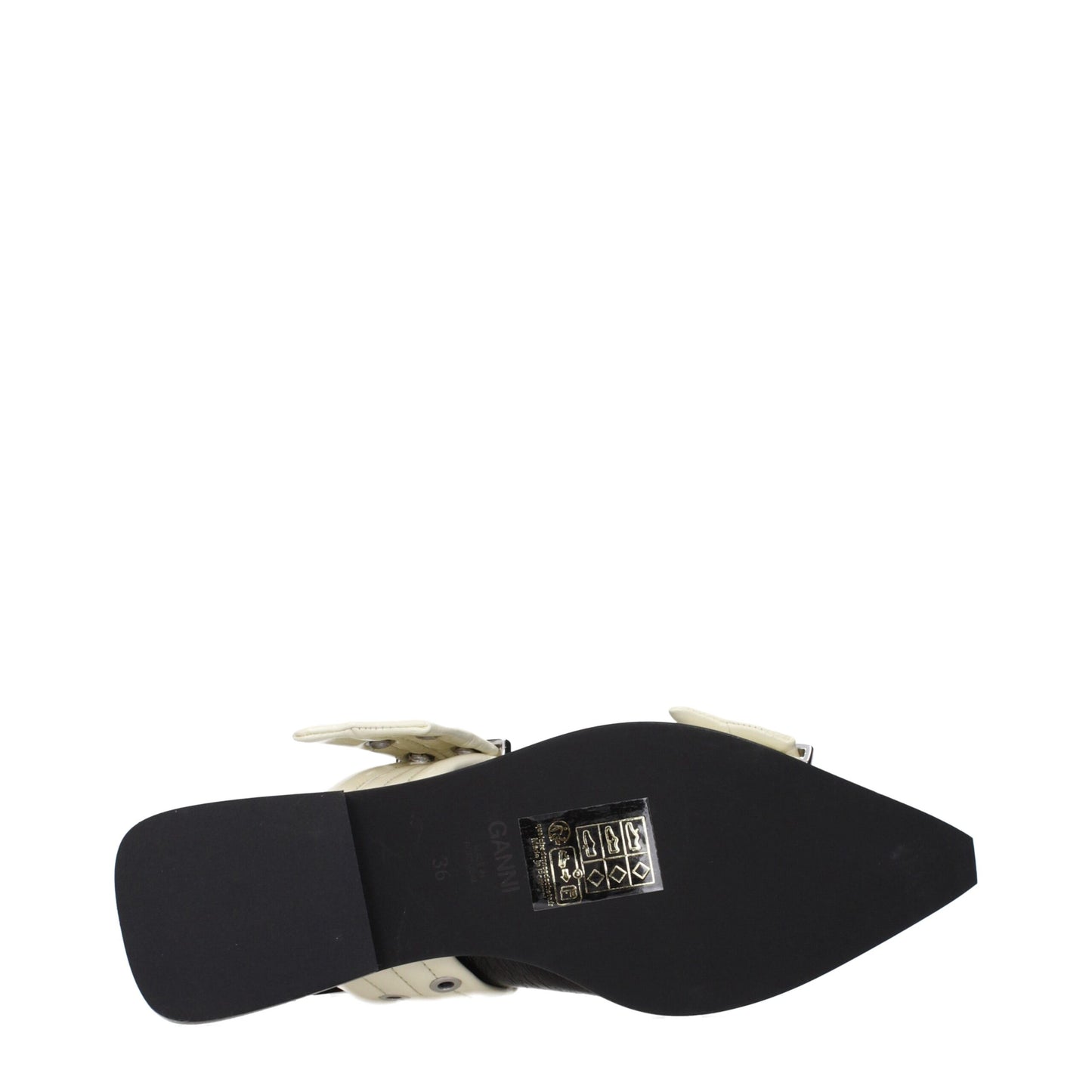 Sandales plates en polyéthylène noir