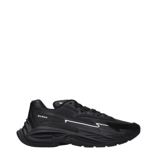 Sneakers de sport en cuir noir
