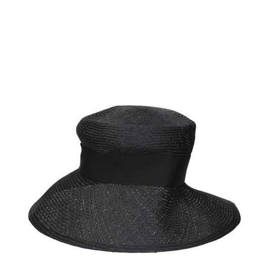 Chapeaux de soleil en fibres noires
