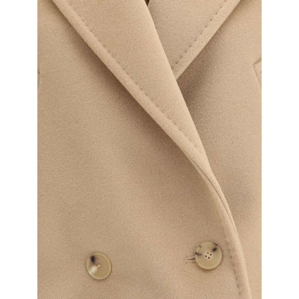 Beige Wool Coat