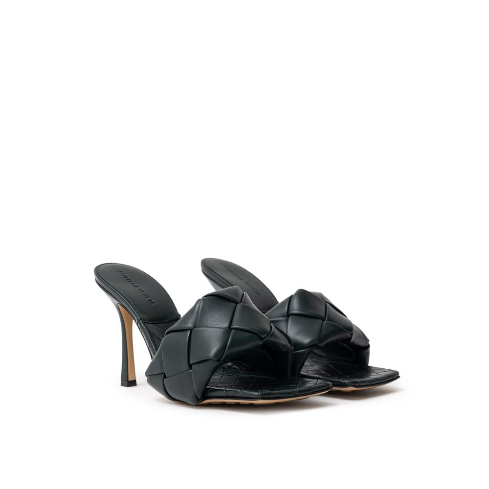 Sandale en cuir vert