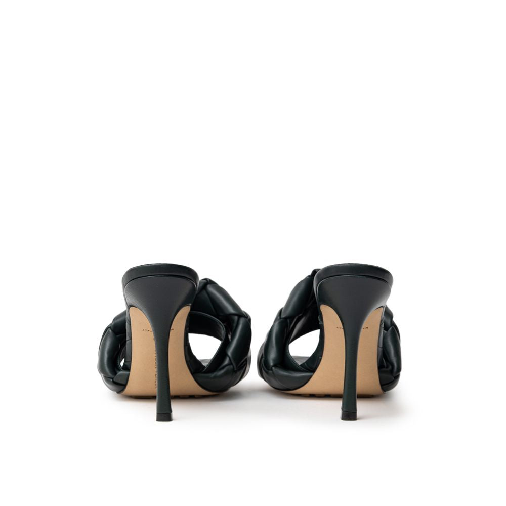 Sandale en cuir vert