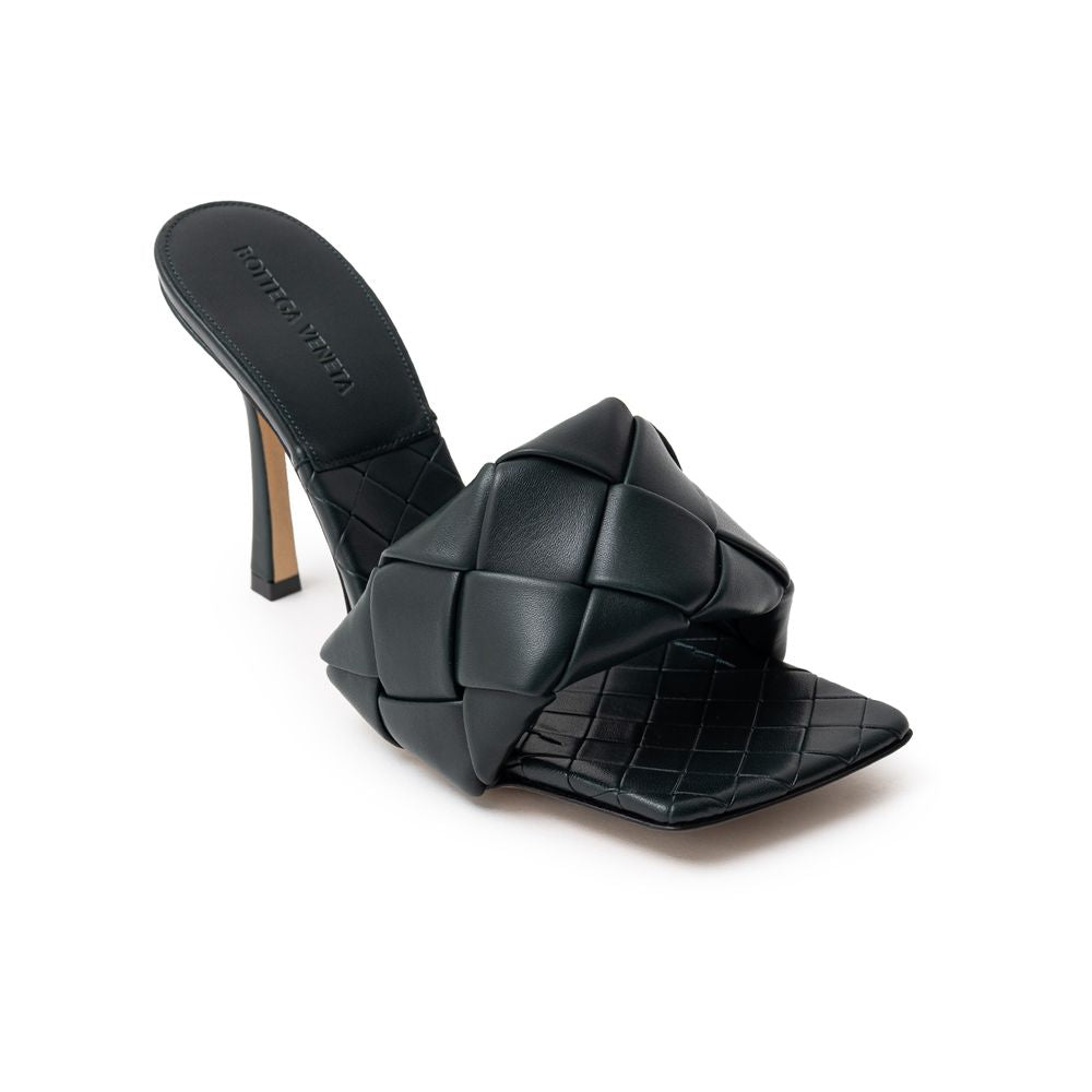 Sandale en cuir vert