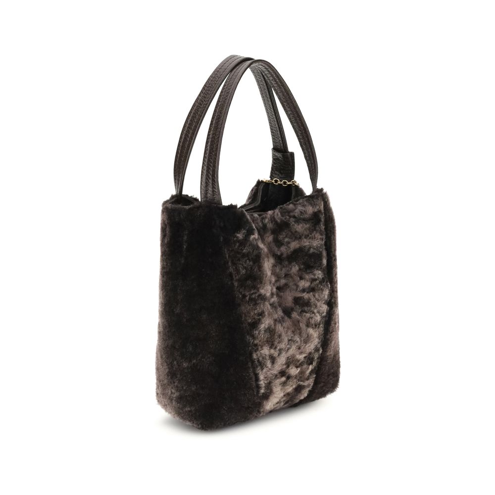 Sac fourre-tout en peau de mouton retournée