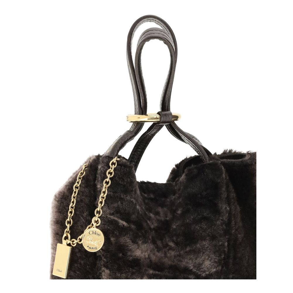 Sac fourre-tout en peau de mouton retournée