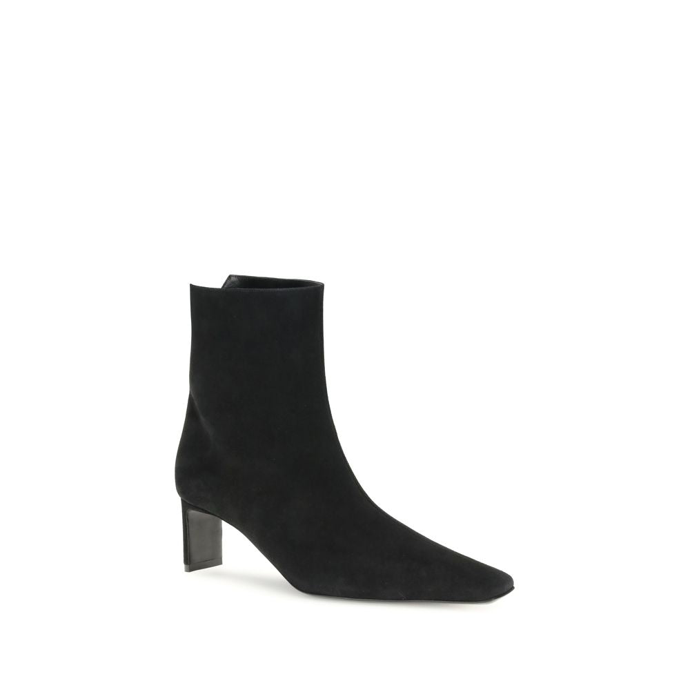 Bottes en daim à hauteur de la cheville