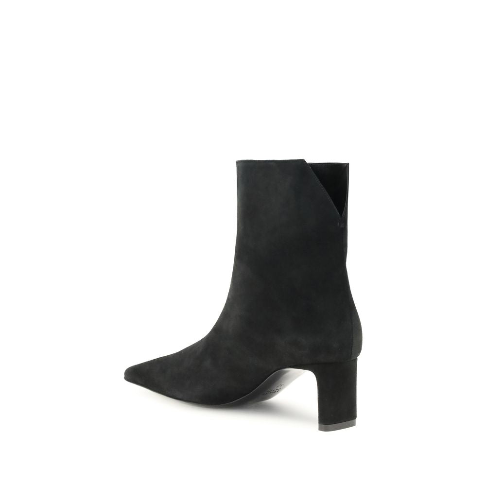 Bottes en daim à hauteur de la cheville