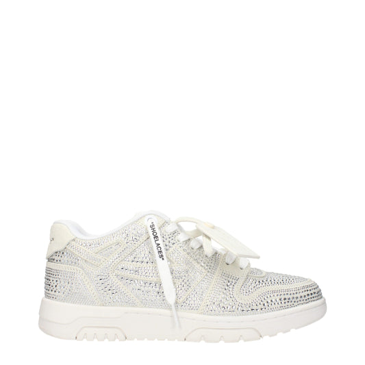 Baskets basses en cuir beige