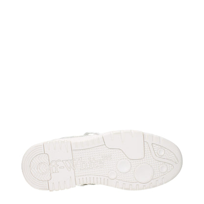 Baskets basses en cuir beige