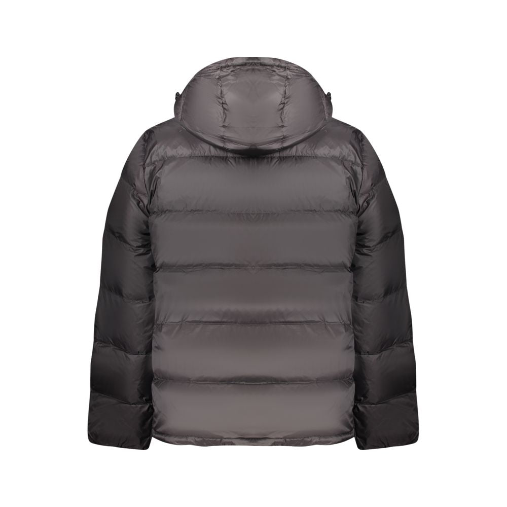 Black Polyamide Men Jacket