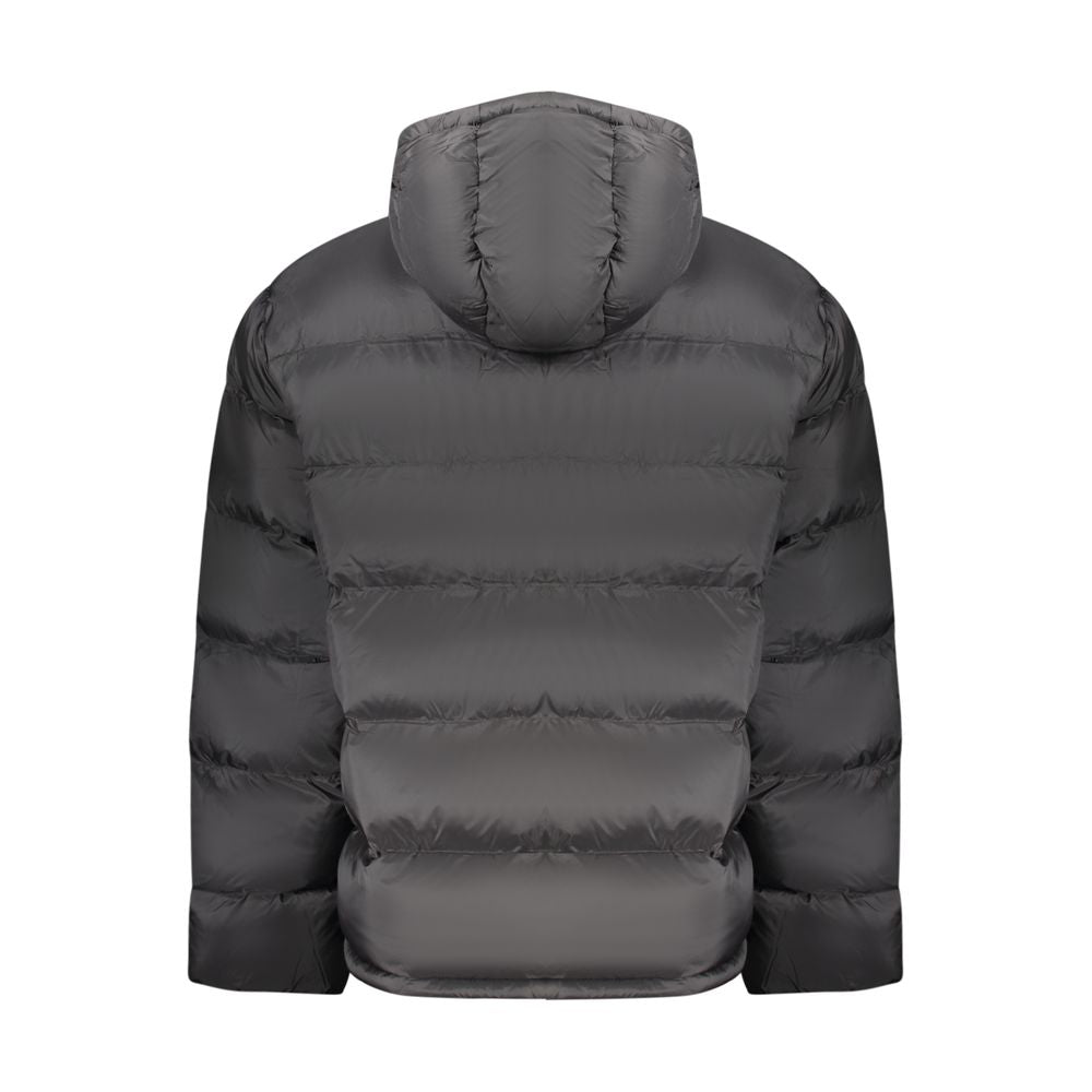 Black Polyamide Men's Jacket