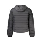 Veste noire en polyamide pour homme