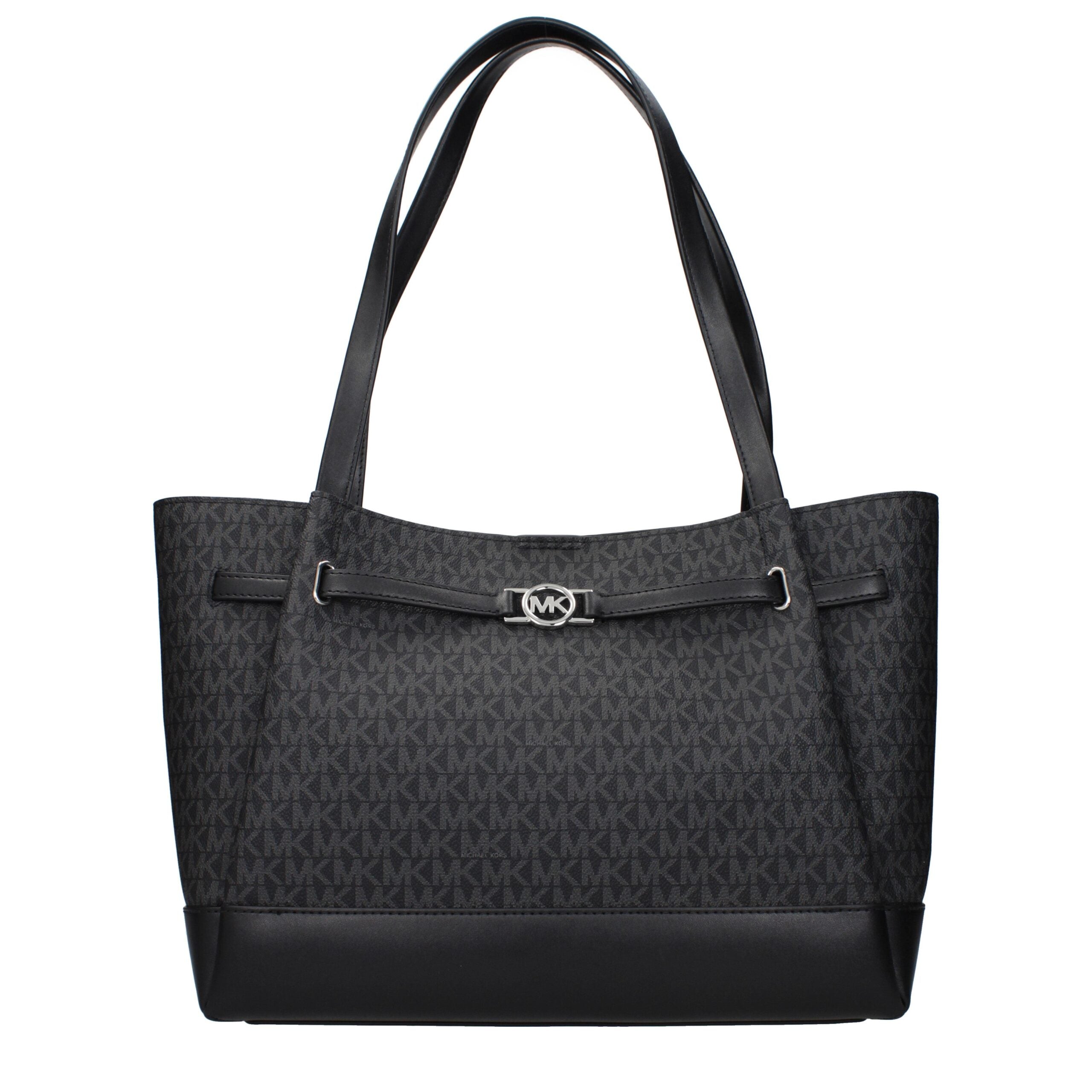 Black Fabric Shoulder Bags