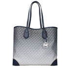 Blue Fabric Shoulder Bags