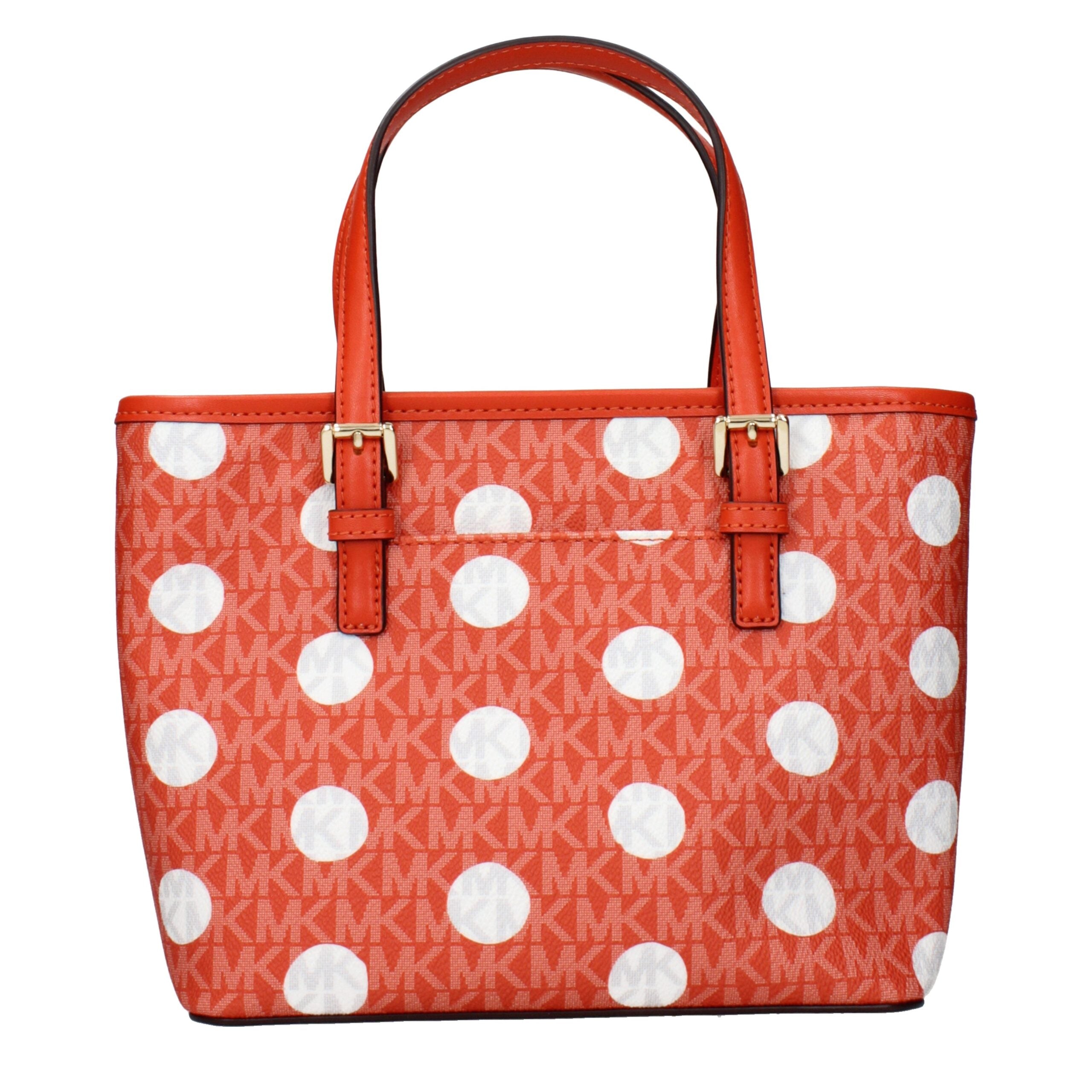 Orange Fabric Backpacks