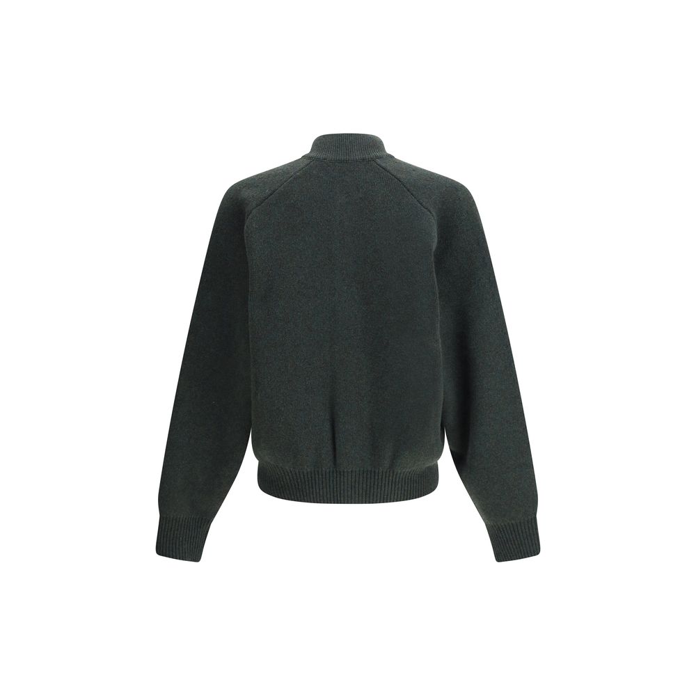 Embroidered Virgin Wool Cardigan