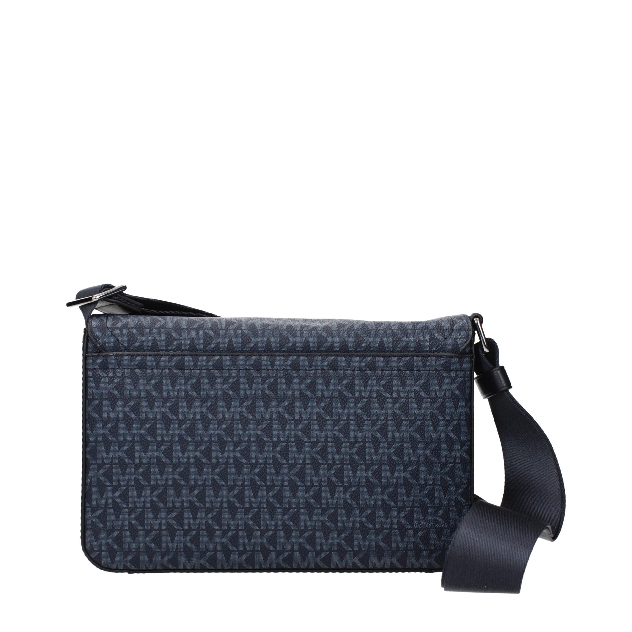Blue Fabric Crossbody Bags