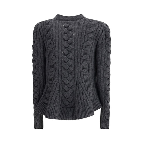 Peplum Cable Cardigan