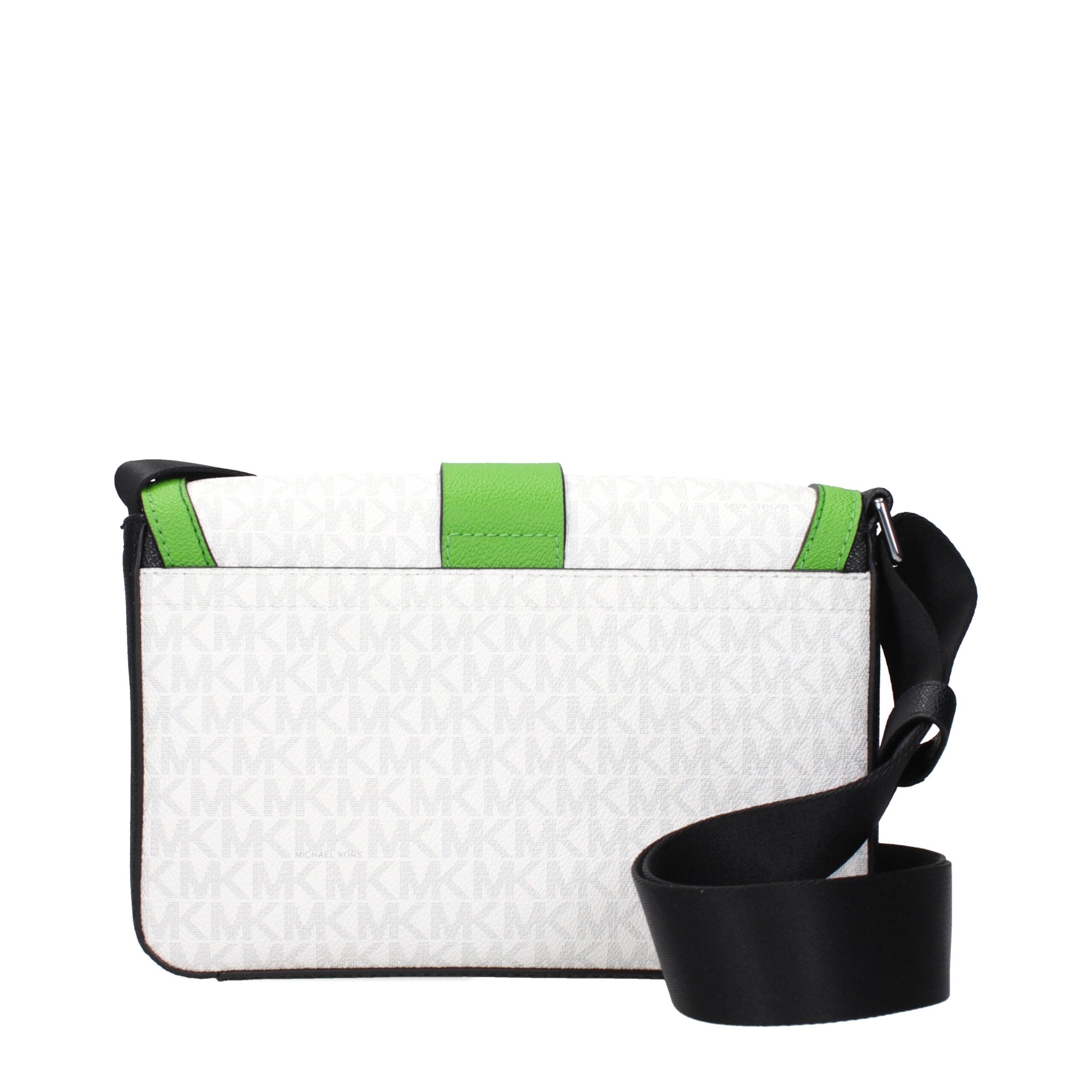 White Fabric Crossbody Bags